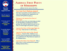 Tablet Screenshot of mississippi.americafirstparty.org