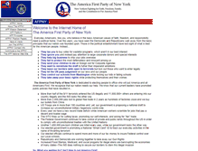 Tablet Screenshot of newyork.americafirstparty.org